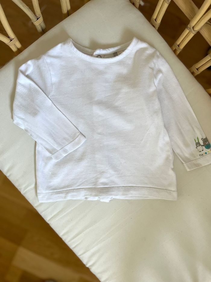 T-shirt blanc Orchestra 3 mois