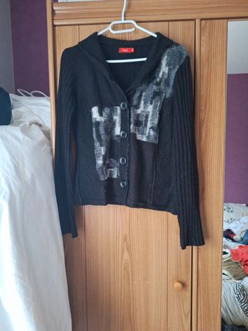 Blazer tissaia noir 38