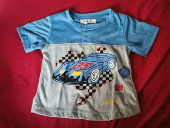Tee shirt voiture 2 ans