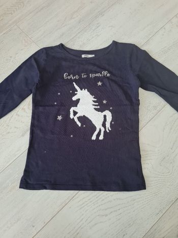 Haut magique "licorne" 10 ans fille