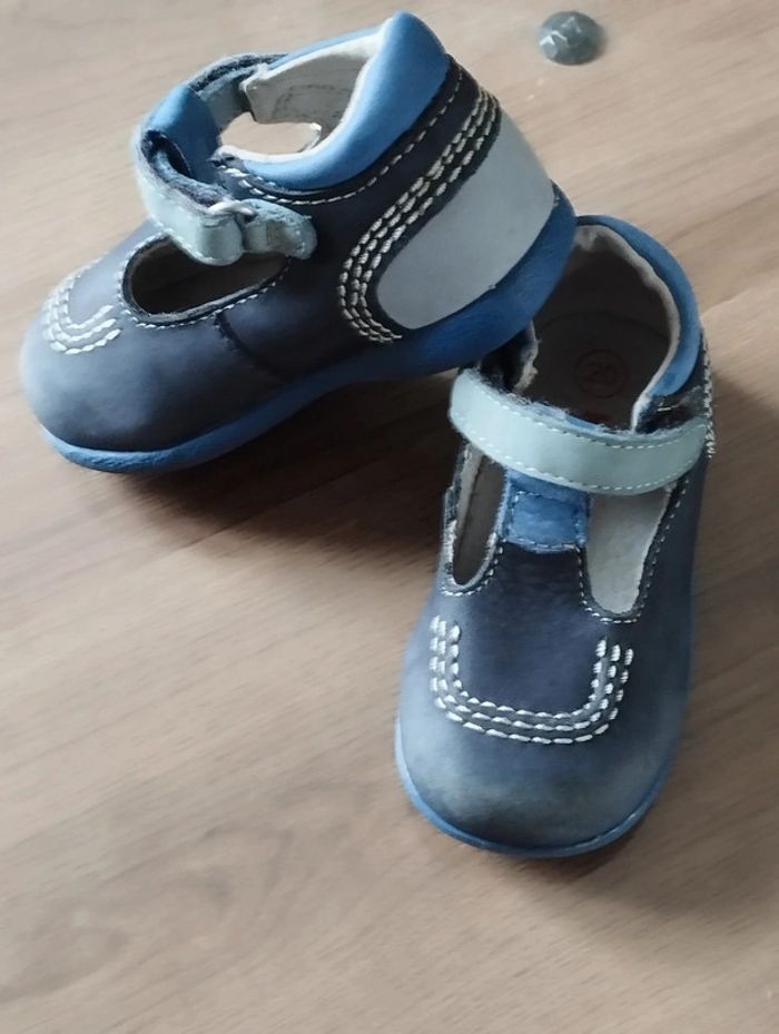 Sandales kickers garçon bleu t. 20