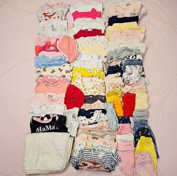 Lot de +70 vêtements bébé 0-3 mois