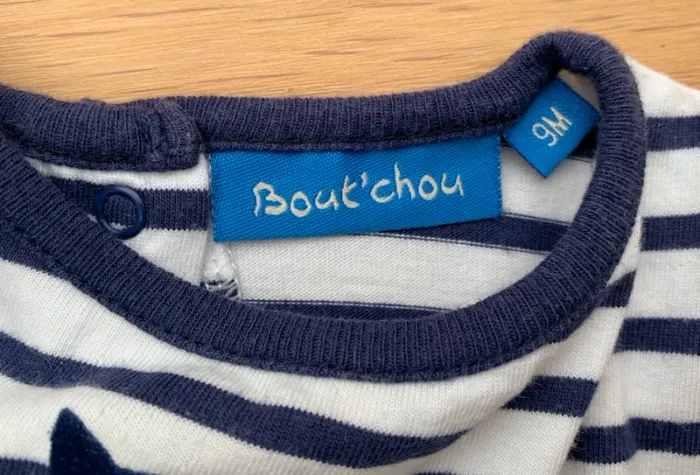 T shirt matin - 9 mois - Bout’chou - photo numéro 3