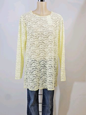 Top dentelle grande taille 