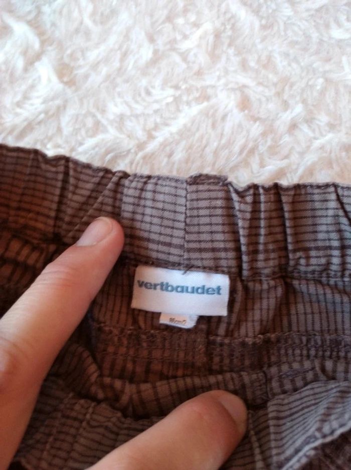 Pantalon Pantacourt Garçon 24 mois Vertbaudet 100% coton - photo numéro 6