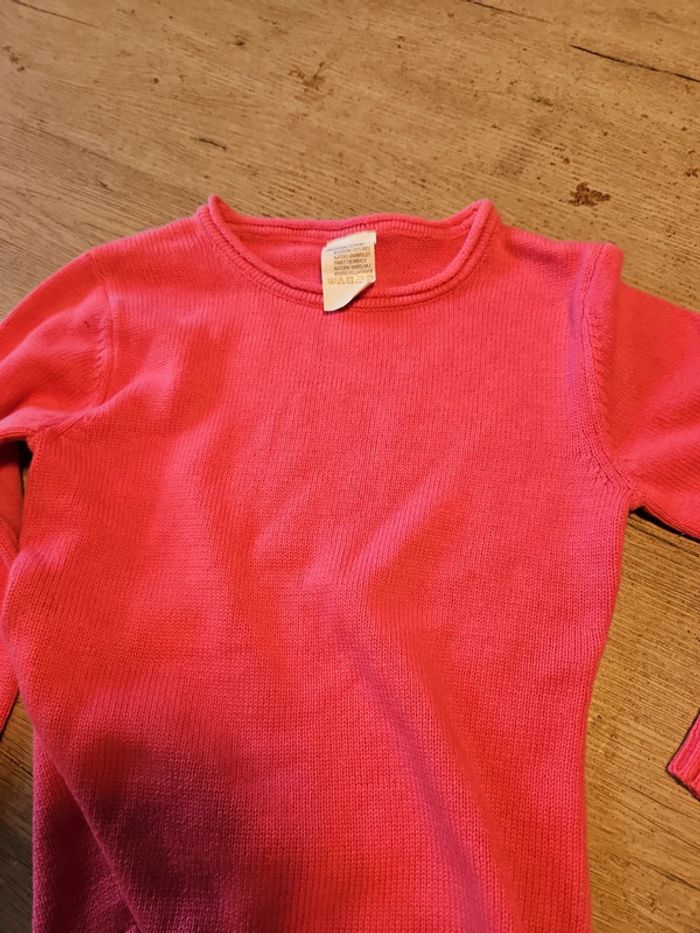 Pull fille rose à manches longues, Kiabi, 8 ans, nickel - photo numéro 7