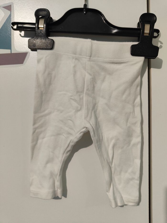 Legging bébé blanc