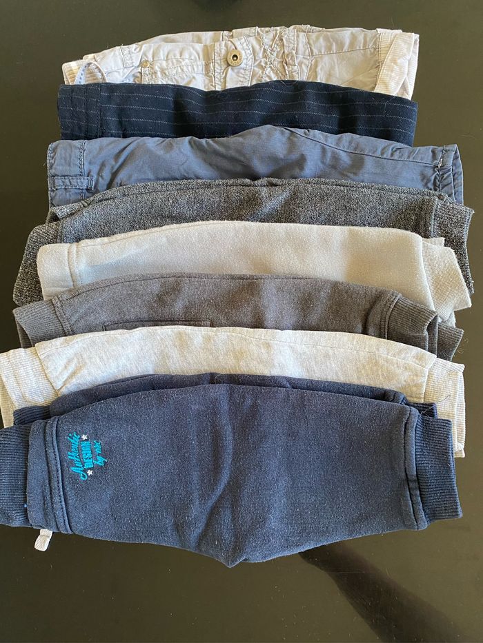Lot 8 pantalons 6 mois