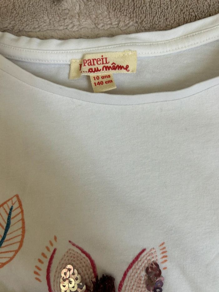 T-shirt ML Du pareil au même taille 10 ans - photo numéro 4