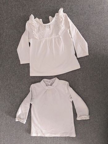 Lot de deux tee-shirts ML