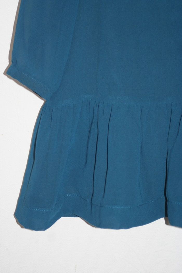 Robe bleue avec voilage ZY taille 3/4 ans - photo numéro 3
