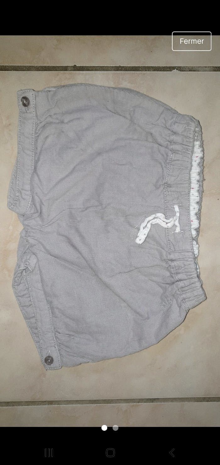 Short 3mois neuf