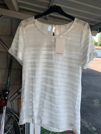 T-shirt effet transparent