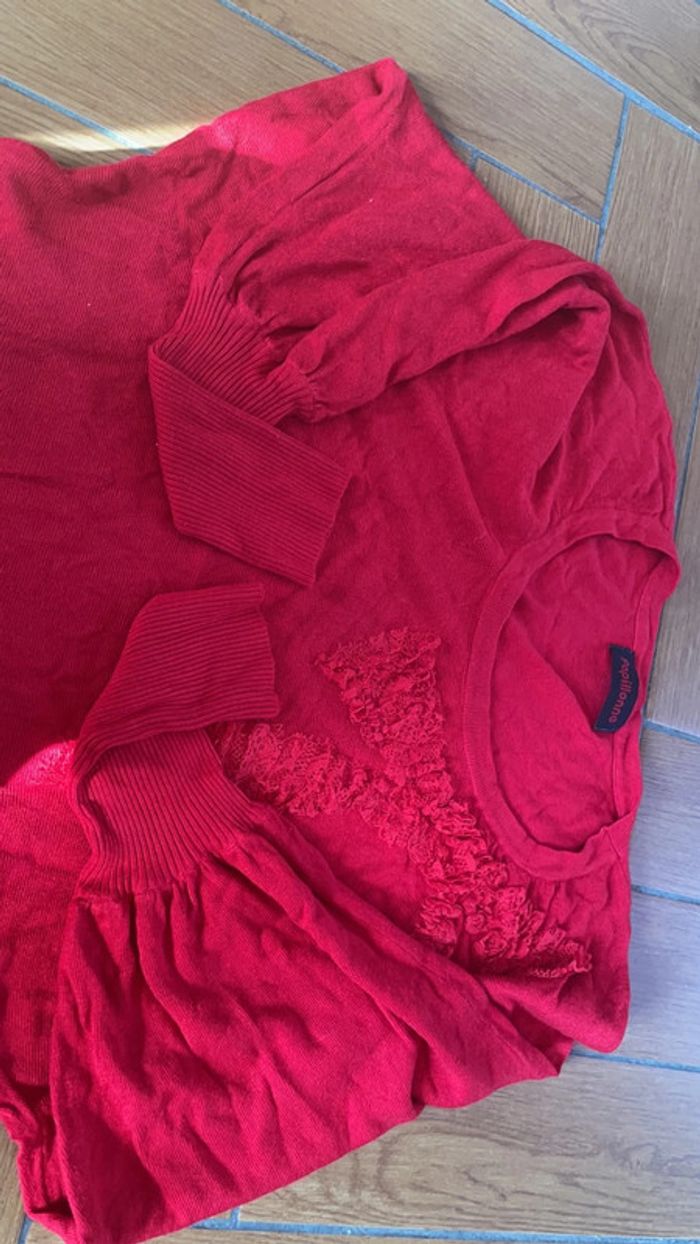 Pull/tunique 36/38 rouge - photo numéro 4
