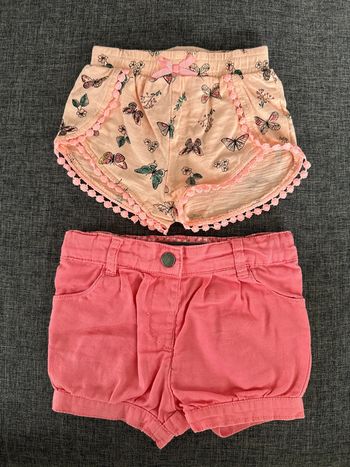 Lot shorts 9 mois