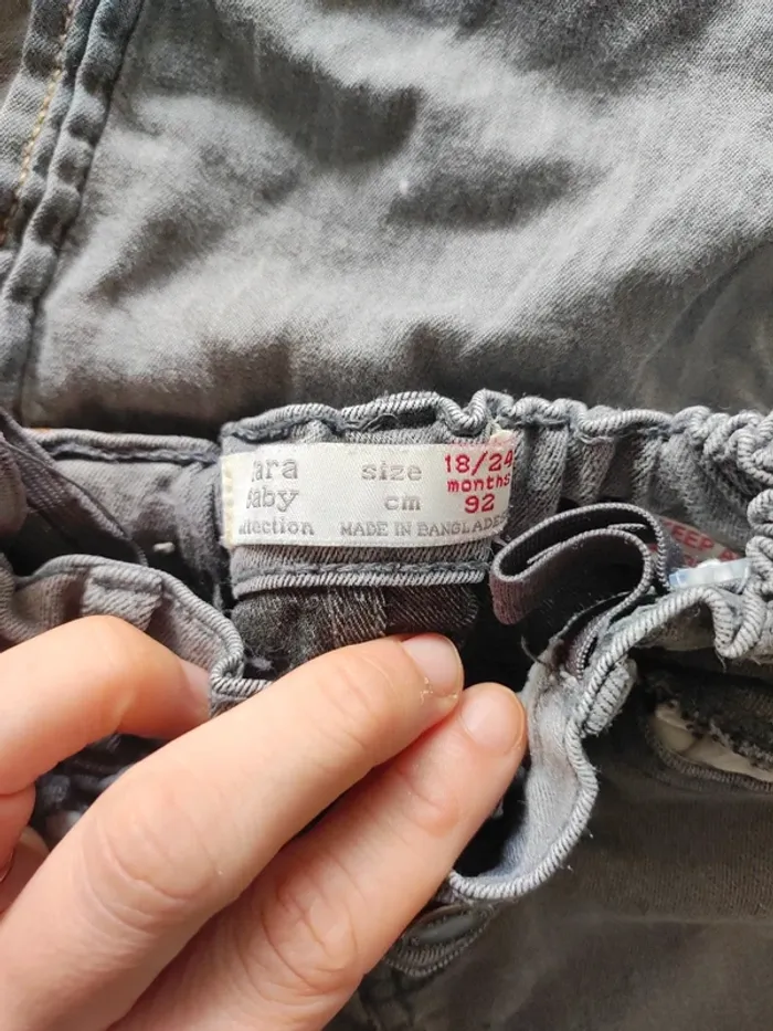 Ensemble chemise grise et pantalon 18 mois - photo numéro 5