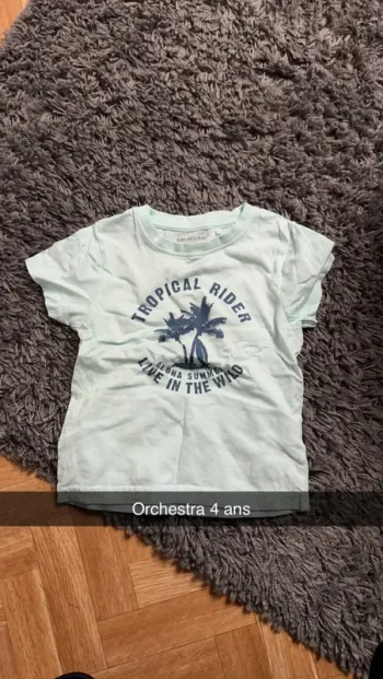 TEE shirt Orchestra 4 ans