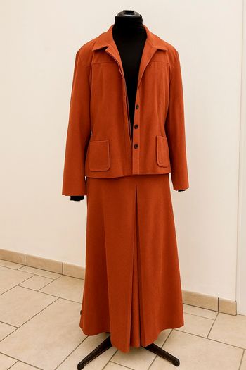 Superbe ensemble vintage rouille – chic et intemporel