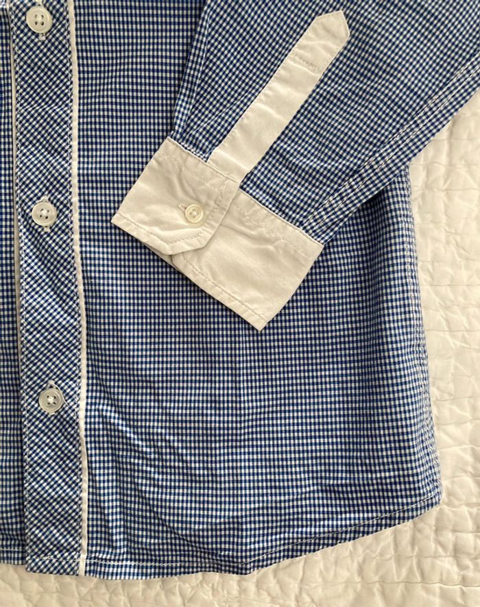 Chemise vichy bleu cérémonie Best Way 8 ans - photo numéro 3