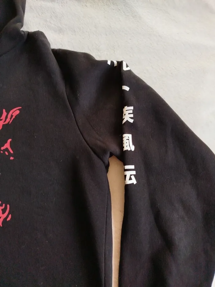 Pull à capuche Naruto Kiabi taille M - photo numéro 4