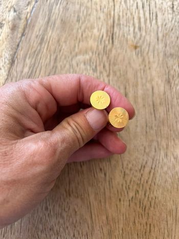 Boutons de manchettes vintage plaqué or