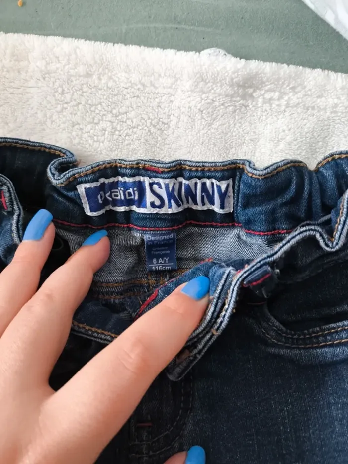 Lot de 2 jeans taille 6 ans - photo numéro 12