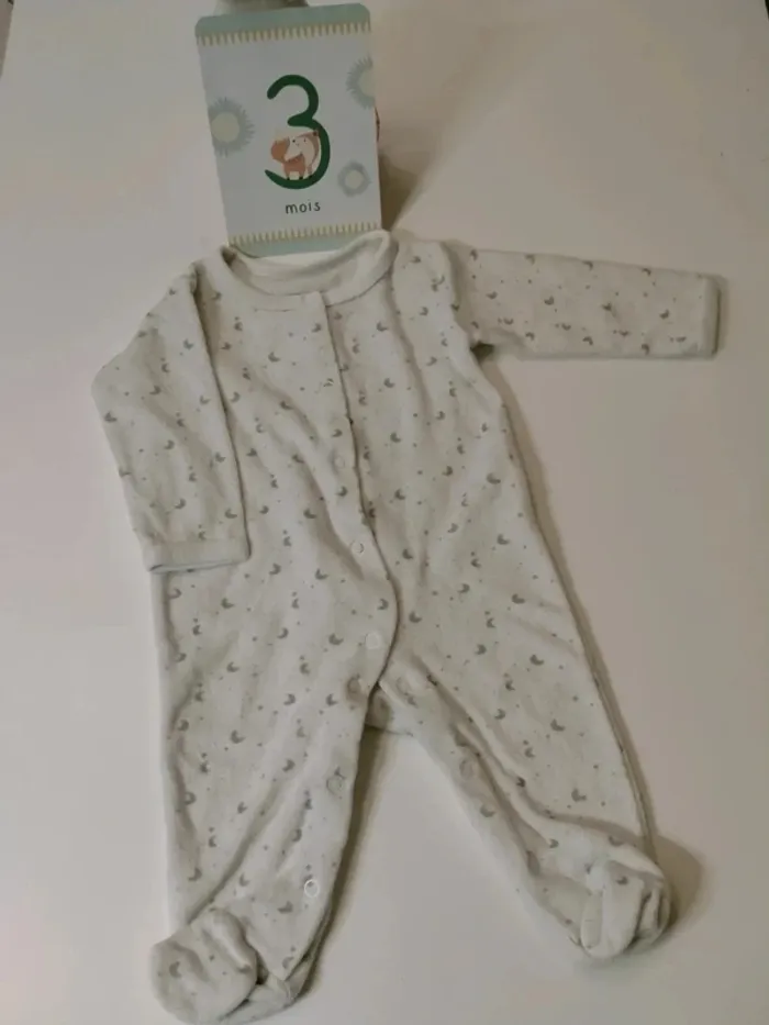 Pyjamas fille 3 mois - photo numéro 3