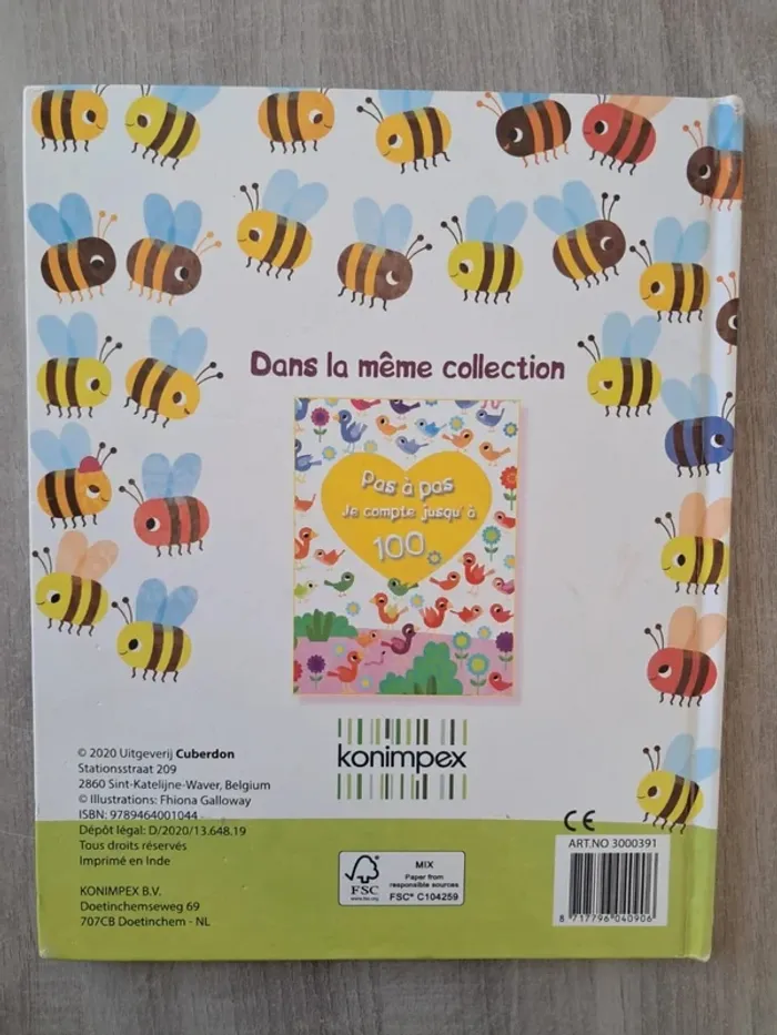 Livre pour apprendre à compter/ pas a pas je compte jusqu'à 50 - photo numéro 2