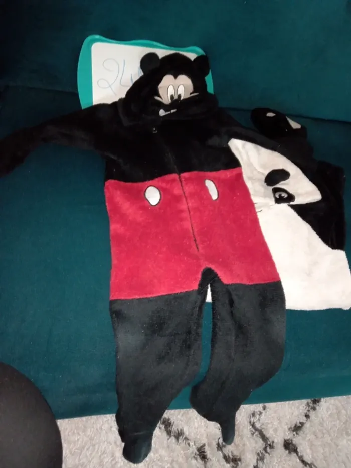 Lot de 2 sur pyjamas 24mois - photo numéro 4