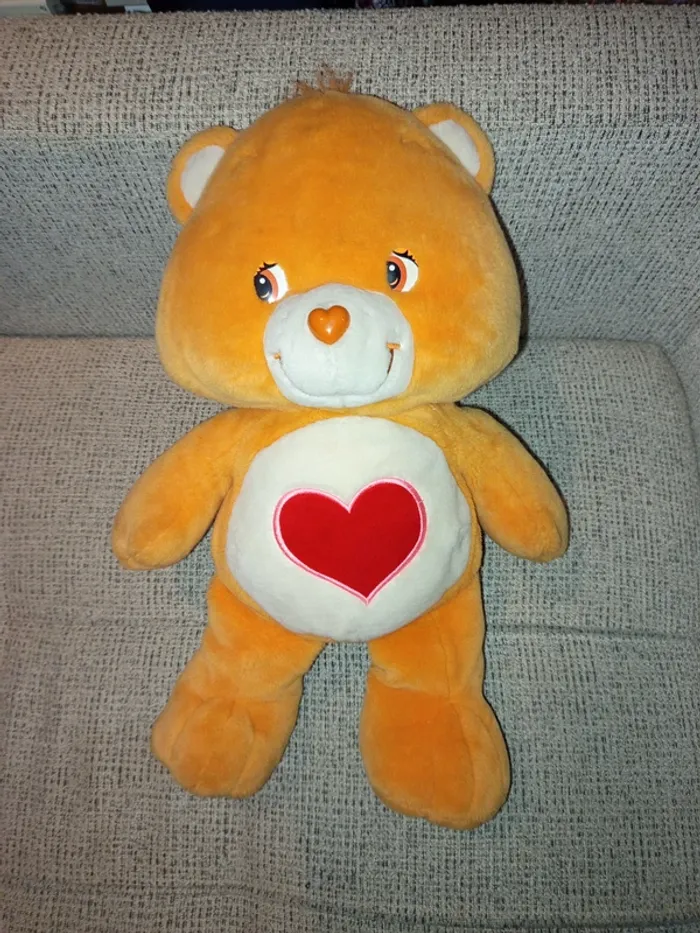 Enorme peluche Bisounours Tenderheart Bear