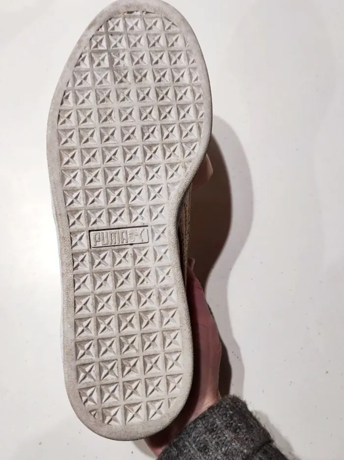 Sneaker Puma rose gold lacets satinée - 38 - très bon état - photo numéro 11