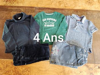 Lot vêtements garçon 4 ans