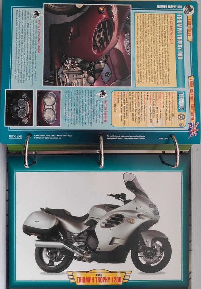 Classeur Motos Passion - Roadsters & Routières (217 fiches) - photo numéro 17