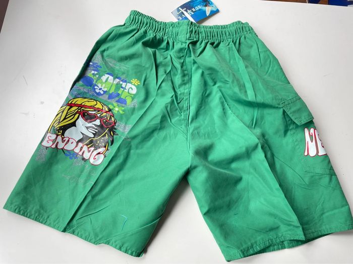 Short de bain vert taille 12 ans survive sport - photo numéro 2