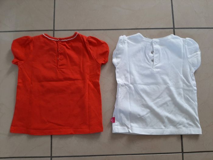 Lot de 9 tee shirts manches courtes fille 18 mois - photo numéro 3