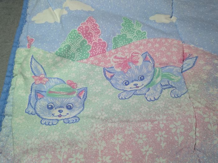 Couverture + Drap Housse - Petits Chats - photo numéro 2