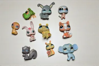 🐾 Lot de 10 Petshops - Figurines originales LPS 🐾