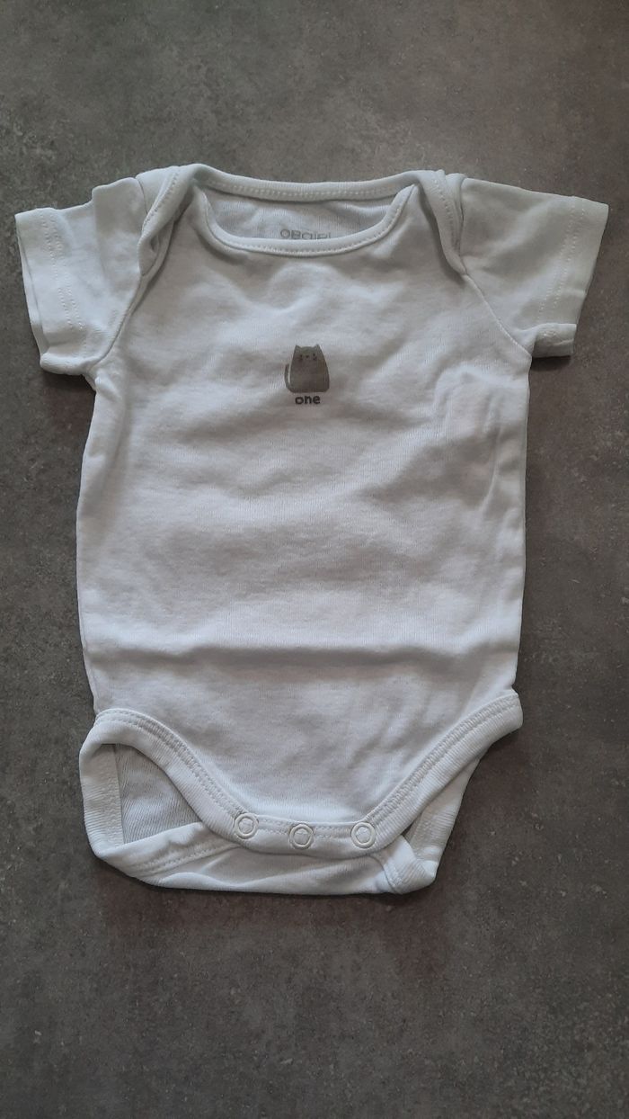 Lot de 3 bodies 1 mois - photo numéro 2