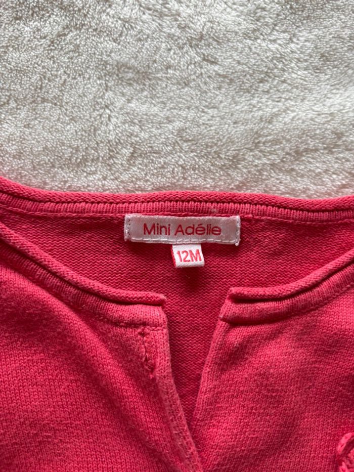 Gilet rouge mini adele 12 mois - photo numéro 2