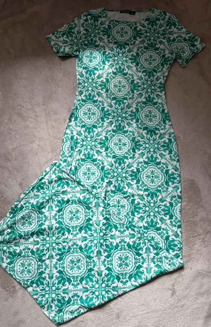 Robe longue boohoo