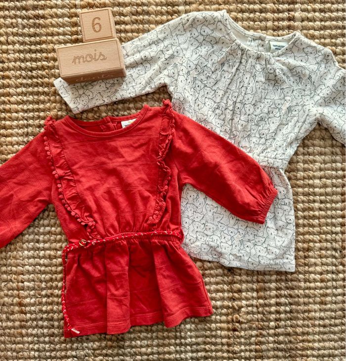Lot robes TAO 6mois / 68cm
