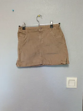 Mini jupe velours côtelé fille 9/10 ans