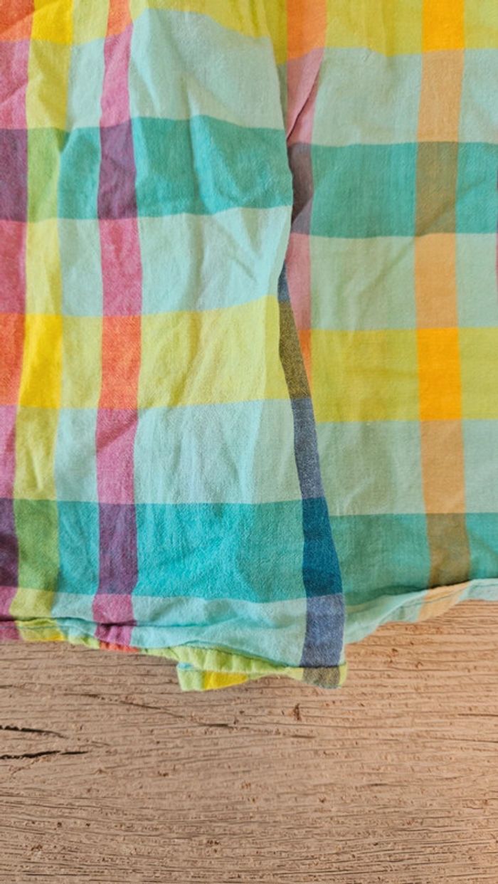 Débardeur à carreaux colorés, CKS, 10 ans, peu mis - photo numéro 3
