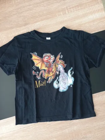 Tee-shirt noir 10 ans