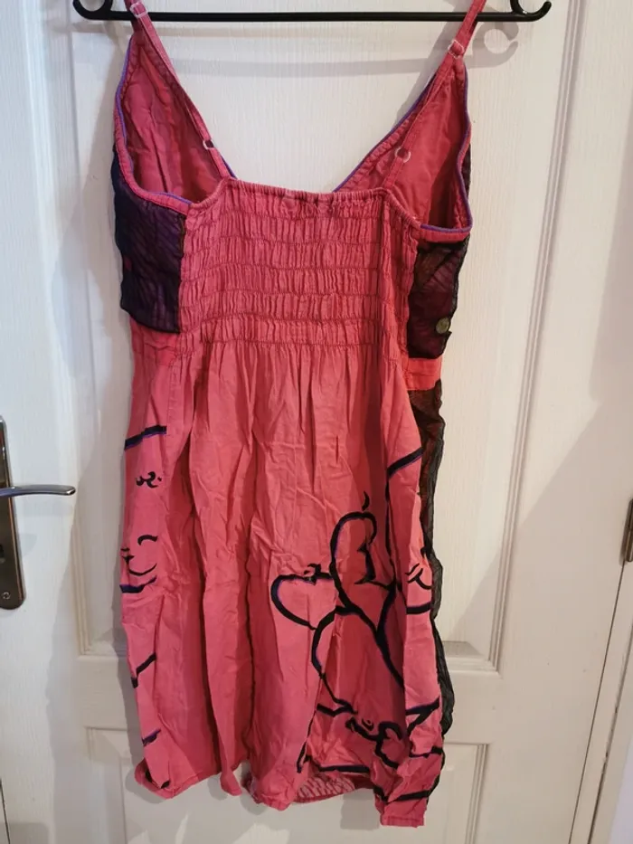 Robe originale orange/rouge S/M - photo numéro 2