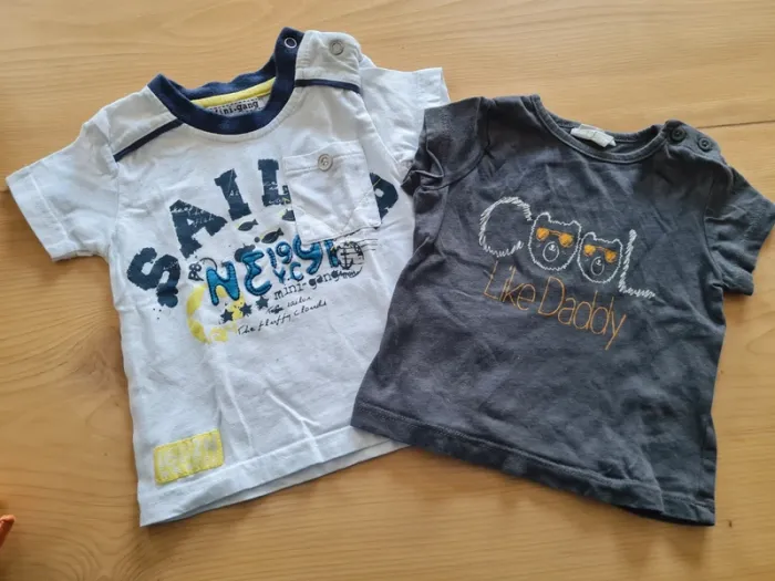 Lot Tee-shirt manche courte 3 mois
