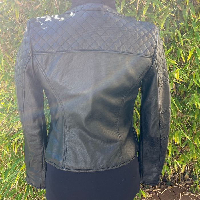Blouson faux cuir  cintré taille 36 Pimkie - photo numéro 4