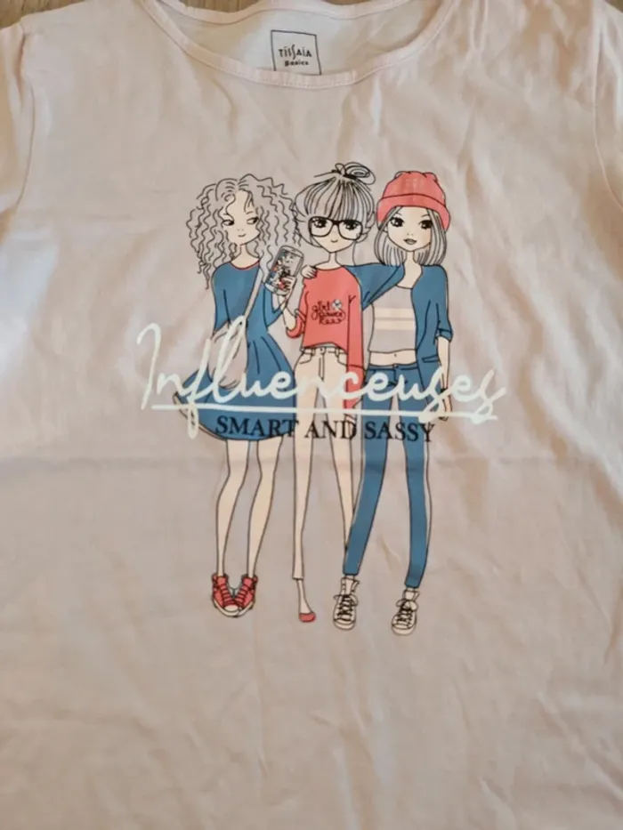 T-shirt 10 ans influences - photo numéro 2