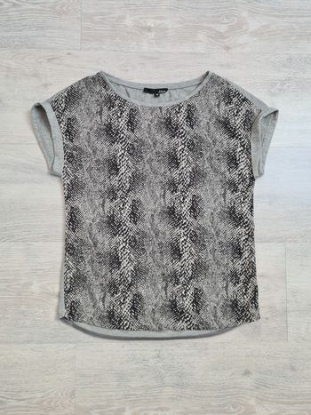Tee-shirt gris effet 🐍 reptile/serpent Etam XS