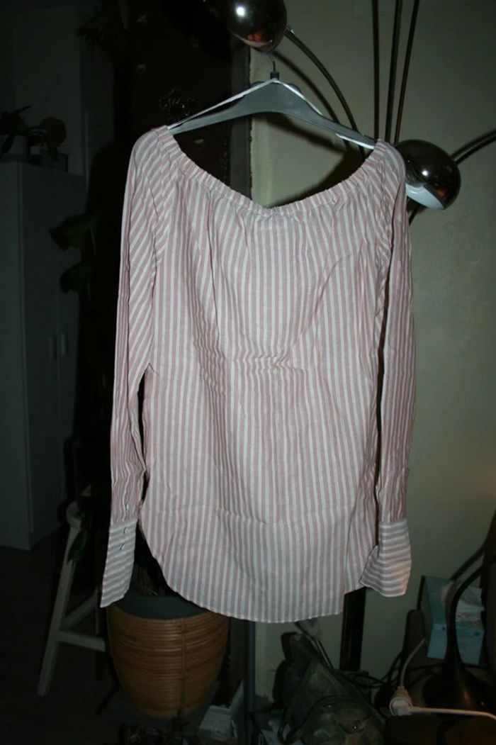 🌸👍Baisse de prix 👍Chemise encolure bardot Taille 40 "Cop Copine" Tendance 2023 Neuve 🌸 - photo numéro 3